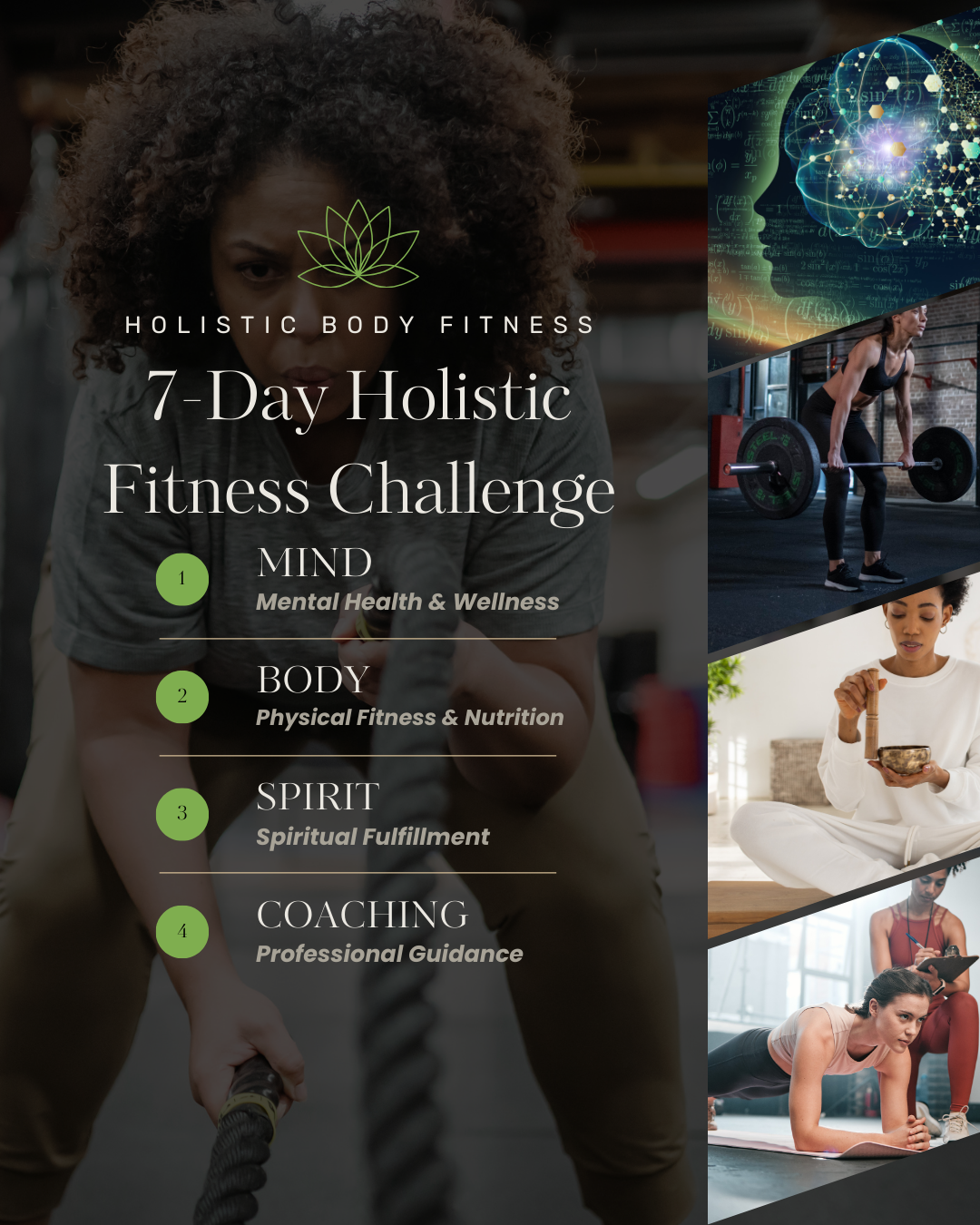 Holistic Body Fitness 7 Day Holistic Fitness Challenge Holistic Lifestyle Development